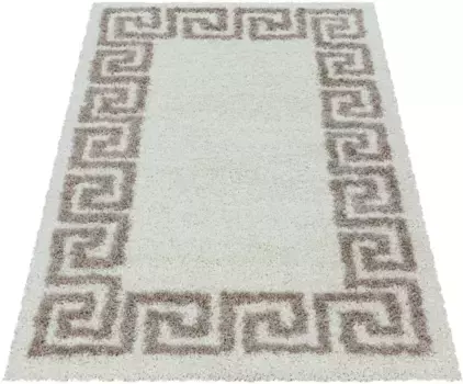 Айылдыз Ковры Мохнатый ковер "HERA 3301", прямоугольный, гостиная Ayyildiz Teppiche 80х150 см, бежевый