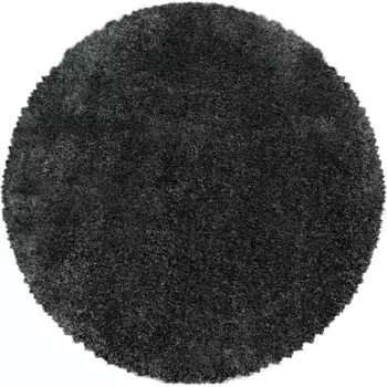 Айылдызские ковры ковер с высоким ворсом "FLUFFY 3500", круглый Ayyildiz Teppiche 160 см, серый