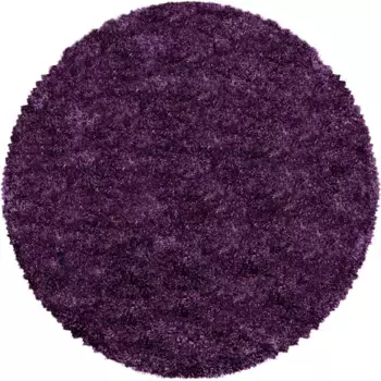 Айылдызские ковры ковер с высоким ворсом "FLUFFY 3500", круглый Ayyildiz Teppiche 80 см, цвет lila