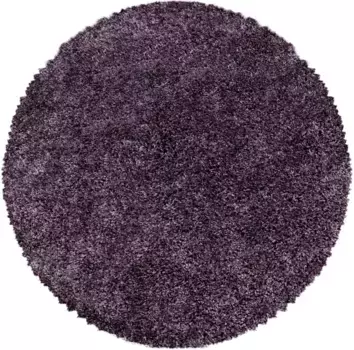 Айылдызские ковры ковер с высоким ворсом "SYDNEY 3000", круглый Ayyildiz Teppiche 120 см, цвет violett