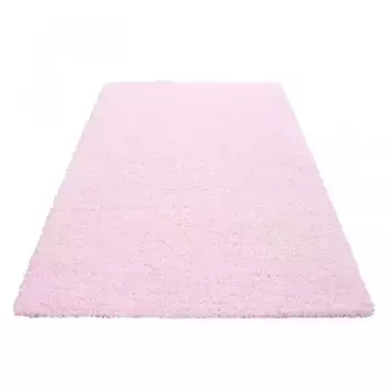 Айылдызские ковры лохматая дорожка "Life Shaggy 1500", прямоугольные, 80см x 250см (ШхД) Ayyildiz Teppiche 80х250 см, розовый