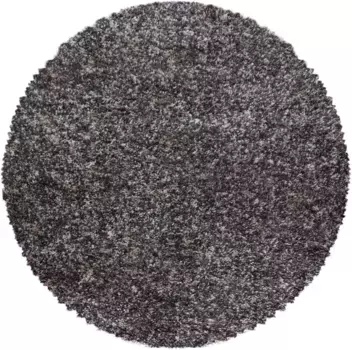 Айылдызские ковры лохматый ковер "Enjoy Shaggy", круглый, гостиная Ayyildiz Teppiche 80 см, серо-коричневый