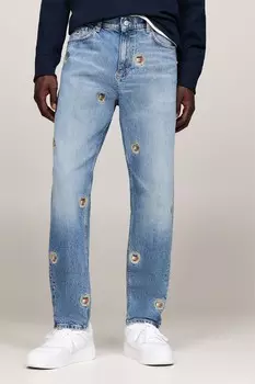 Айзек расслабленный зауженные джинсы Tommy Jeans, синий