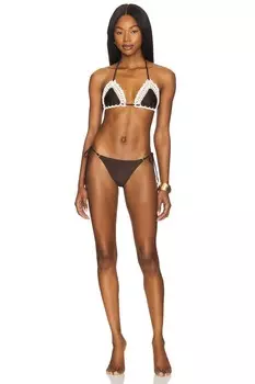 Акация крючком треугольное бикини Zimmermann, коричневый