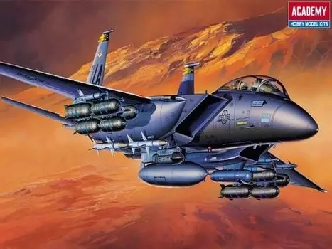 Академия, F15E Strike Eagle, Модельный комплект, 12+ Academy