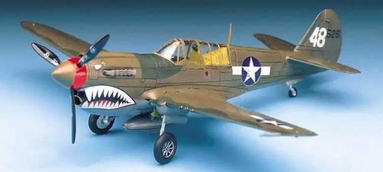 Академия, P40MN Warhawk, Модельный комплект, 12+ Academy