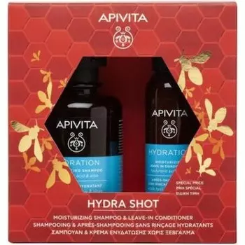 Акция 11 Шампунь Hydra Shot для увлажнения с гиалуроновой кислотой Wood Apivita