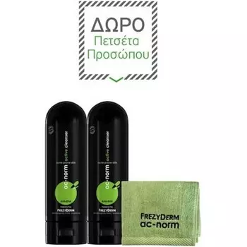 Акция Ac-Norm Active Cleanser Set - 2x200 мл с полотенцем для лица Frezyderm