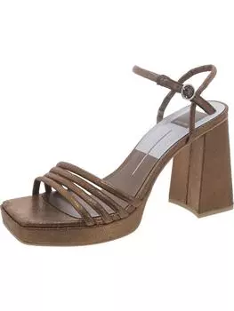 AKITA женские сандалии из искусственной кожи с ремешком на щиколотке Dolce Vita, цвет bronze