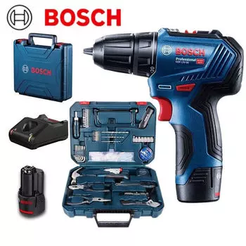 Аккумуляторная бесщеточная электрическая отвертка Bosch, ручная дрель, отвертка с литиевой батареей, бесщеточная двойная электрическая версия
