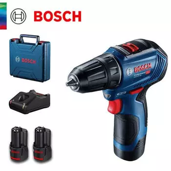 Аккумуляторная бесщеточная электрическая отвертка Bosch, ручная дрель, отвертка с литиевой батареей, бесщеточная двойная электрическая версия