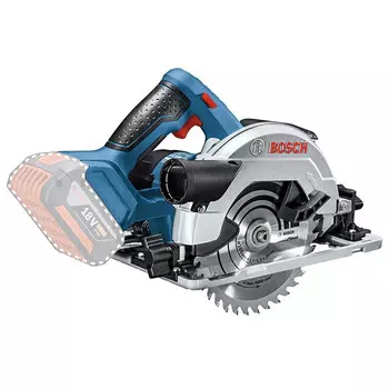 Циркулярная пила аккумуляторная Bosch GKS 18V-57 Bare Metal + два аккумулятора 4.0Ah, зарядное устройство