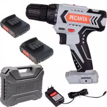 Аккумуляторная дрель-шуруповерт Ресанта ДА-14-2ЛК