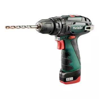 Аккумуляторная комбинированная дрель Metabo PowerMaxx SB 10,8 В 2x2 Ач литий-ионный + LC 40
