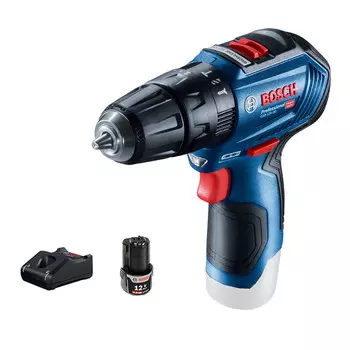 Дрель аккумуляторная Bosch GSB 12V-30 + аккумулятор, зарядное устройство