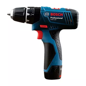 Дрель аккумуляторная Bosch GSB 120 + два аккумулятора 2.0Ah, зарядное устройство
