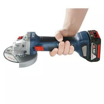 Аккумуляторная угловая шлифовальная машина Bosch GWS180-LI, профессиональная ручная шлифовальная машина с бесщеточным двигателем на литиевой батарее, режущий станок, полировщик