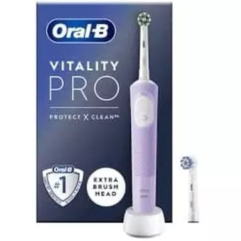 Аккумуляторная зубная щетка Oral-B Vitality Pro с 3 режимами чистки, Braun