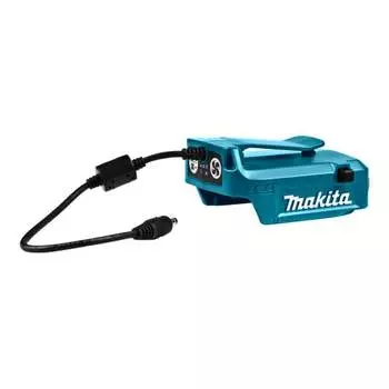 Аккумуляторный адаптер Makita для серии LXT 14,4 В / 18 В, включая USB-разъем для зарядки мобильного телефона