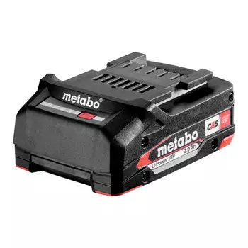 Аккумуляторный блок Metabo Li-Power 18 В - 2,0 Ач, "ВОЗДУШНОЕ ОХЛАЖДЕНИЕ"
