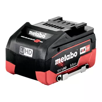 Аккумуляторный блок Metabo с предохранительным зажимом LiHD 18 В - 5,5 Ач