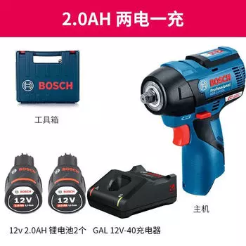 Отвертка электрическая Bosch GDS 12V-EC + два аккумулятора 12V/2.0Ah, зарядное устройство, кейс