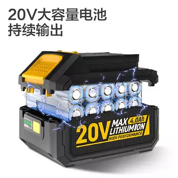 Аккумуляторный ударный электрический гайковерт Deli 1/2 Deli DL-CB20-W2D4 4.0 двойной аккумуляторный ключ