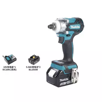 Гайковерт ударный Makita DTW300RTJ + два аккумулятора 5.0Ah, зарядное устройство