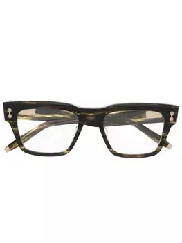 Akoni очки Columba в квадратной оправе, коричневый