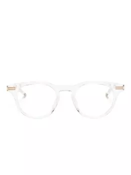 Akoni очки Gemini в круглой оправе, золотистый