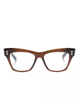 Akoni очки Sagitta в квадратной оправе, коричневый