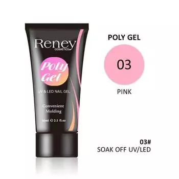 Акрилгель, Розовый 03, 30 мл Reney Cosmetics