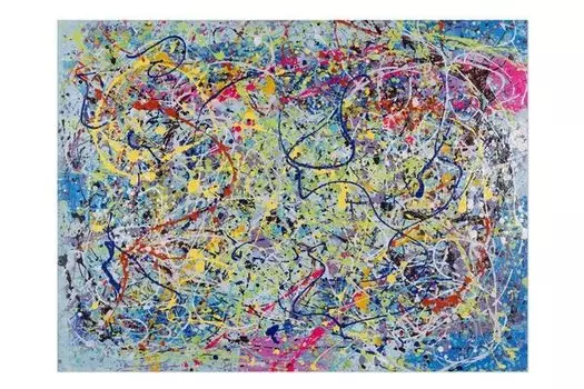 Акриловая картина ручной работы KUNSTLOFT Colourful Ideas, многоцветный