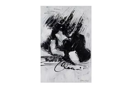 Акриловая картина ручной работы KUNSTLOFT Miraculous Graphic, черно-белый