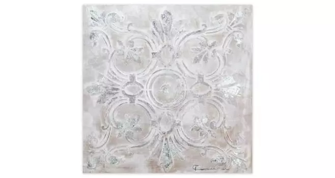 Акриловая картина ручной работы KUNSTLOFT Prunkvoll, серый