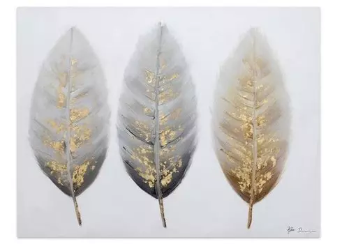 Акриловая картина ручной работы KUNSTLOFT Schwebender Zauber цвет beige/braun