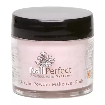 Акриловая пудра Nail Perfect Makeover розовая 25г
