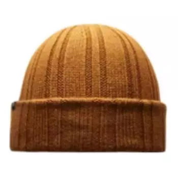 Акриловая шапка-бини Anta Life Collection унисекс коричневого и желтого цветов