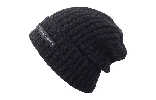 Акриловая шапка унисекс ALIEN BANG, 2 Pack (Black+Beige)