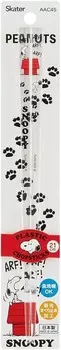 Акриловые палочки для еды Skater AAC45, можно мыть в посудомоечной машине, 8,3 дюйма (21 см), Snoopy Peanuts, Peanuts