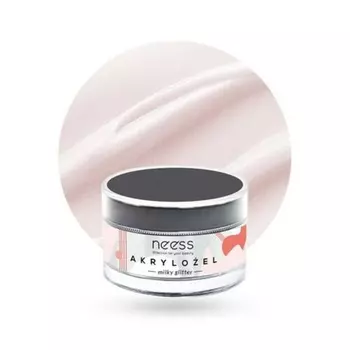 Акриловый гель для ногтей Donegal Milky Glitter 15G, Neess