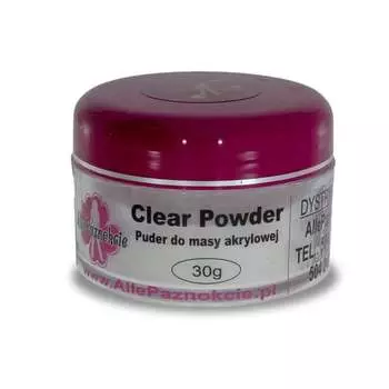 Акриловый прозрачный 30г AllePaznokcie