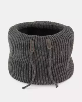 Акриловый воротник на подкладке из овчины Easy Wear, серый