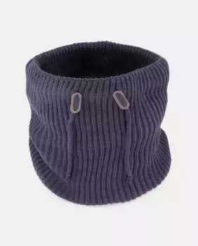 Акриловый воротник на подкладке из овчины Easy Wear, темно-синий