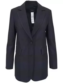 Akris блейзер в клетку, синий