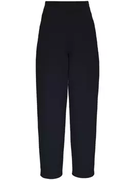 Akris брюки с завышенной талией, черный
