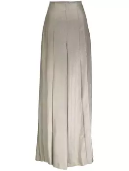 Akris брюки широкого кроя, золотистый