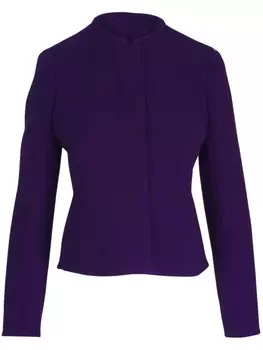 Akris пиджак из вирджинской шерсти, фиолетовый