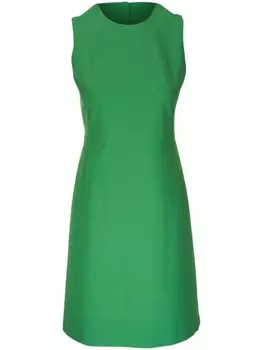 Akris платье мини без рукавов, зеленый