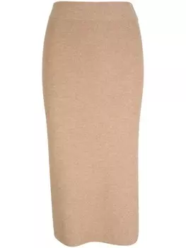 Akris Punto трикотажная юбка, серый